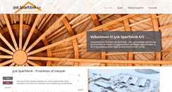 Desktop Screenshot of jysk-spaer.dk
