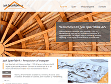 Tablet Screenshot of jysk-spaer.dk